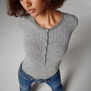 Zara Wool Mix Bodysuit